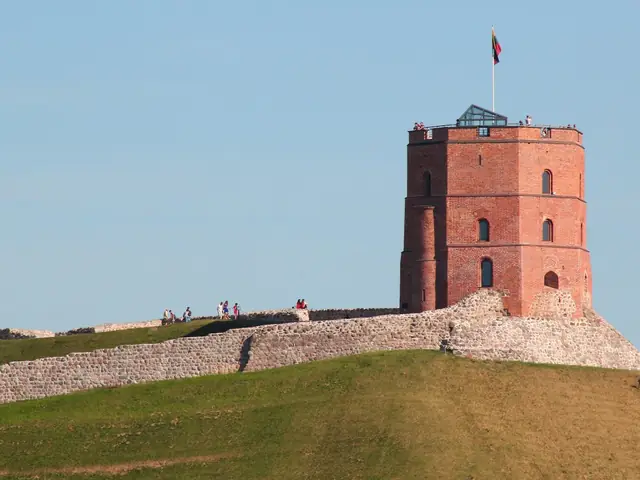Gediminas Tower on its hill in Vilnius