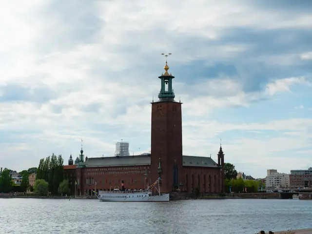Stockholm City Hall across the water