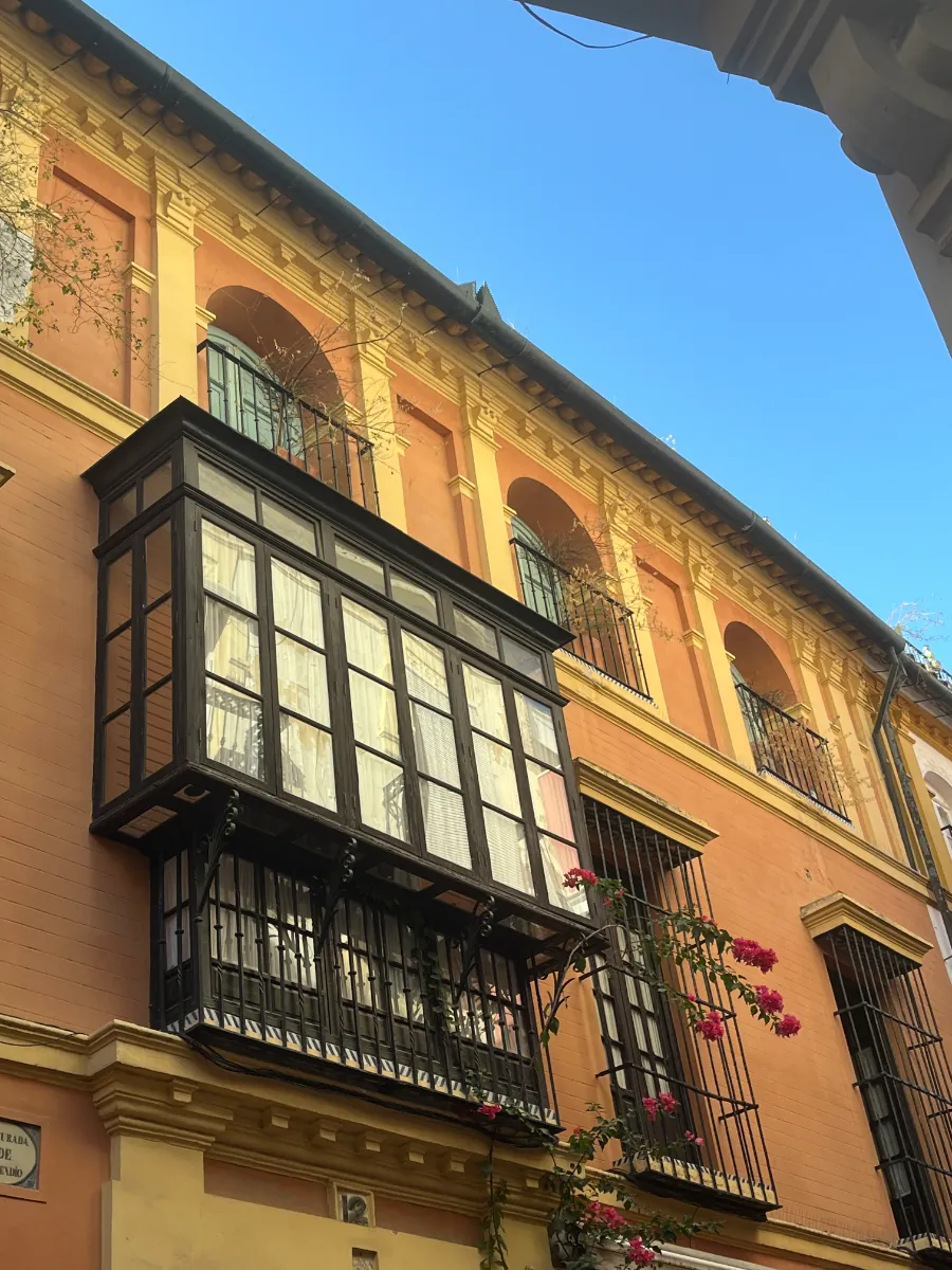 A mirador balcony on a Seville facade
